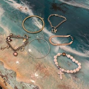 Various bracelets and bangles- 6 pieces